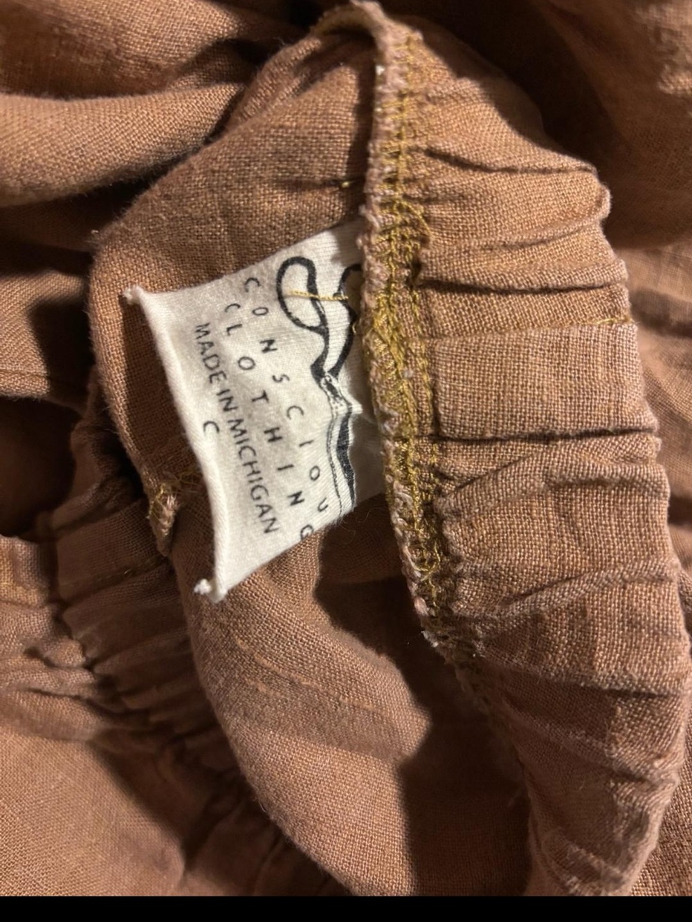 Conscious Clothing Moscow Pants in Ginger - Picture 8 of 9